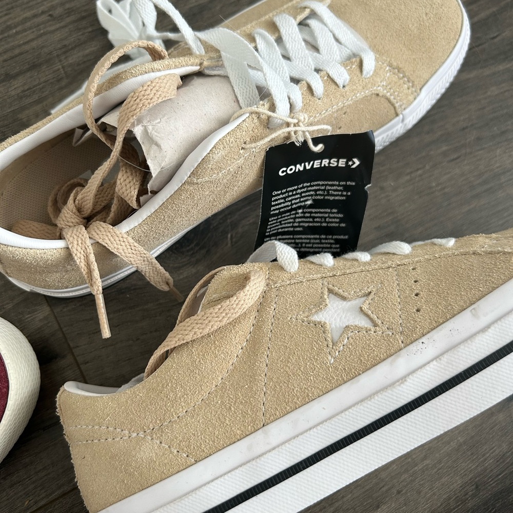 Converse Tan Suede Star Sneakers